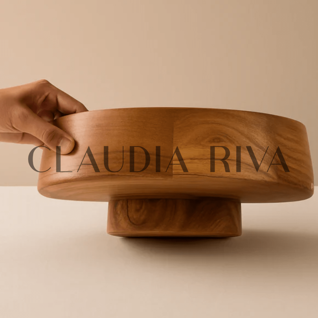 Bowl Acacia con base2