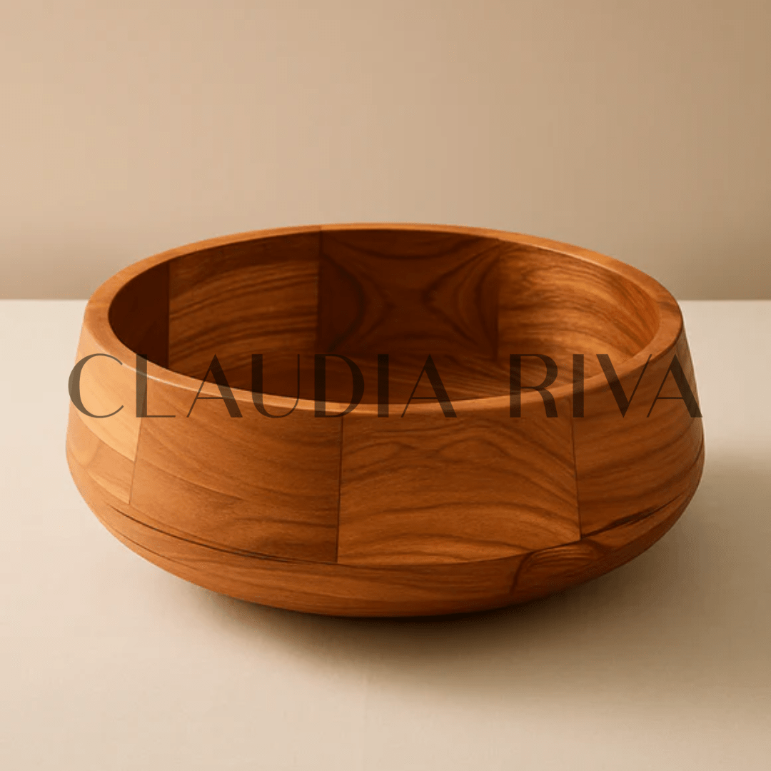 Bowl Acacia con base1