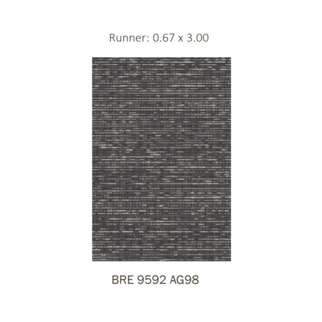 Alfombra Runner Jaspel Black3
