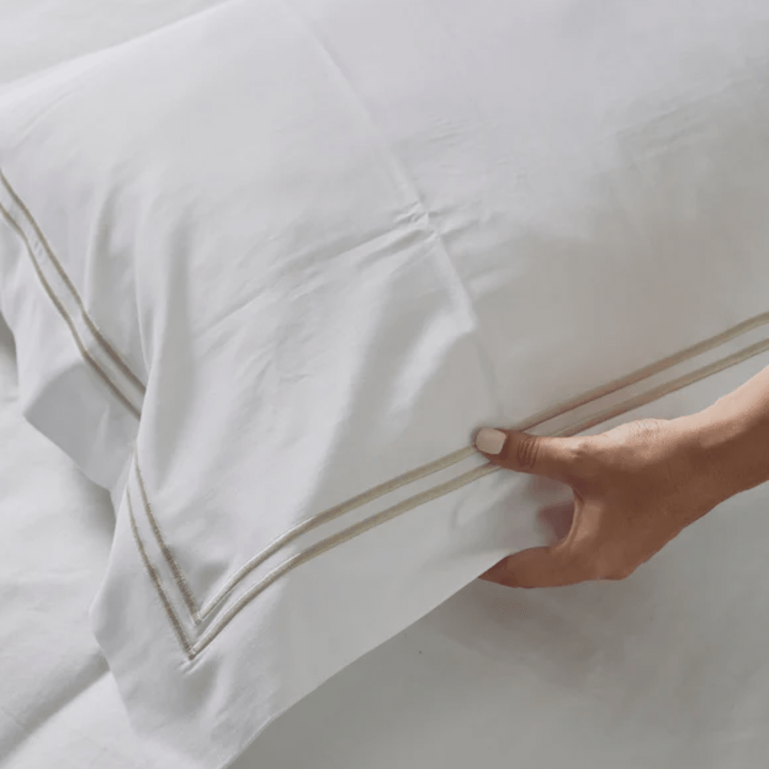 Funda Edredón Line Beige2