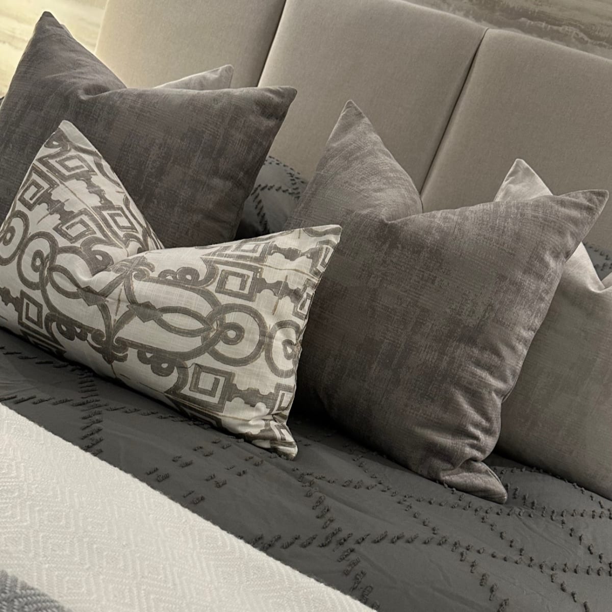 Funda Edredón Rombos Charcoal4