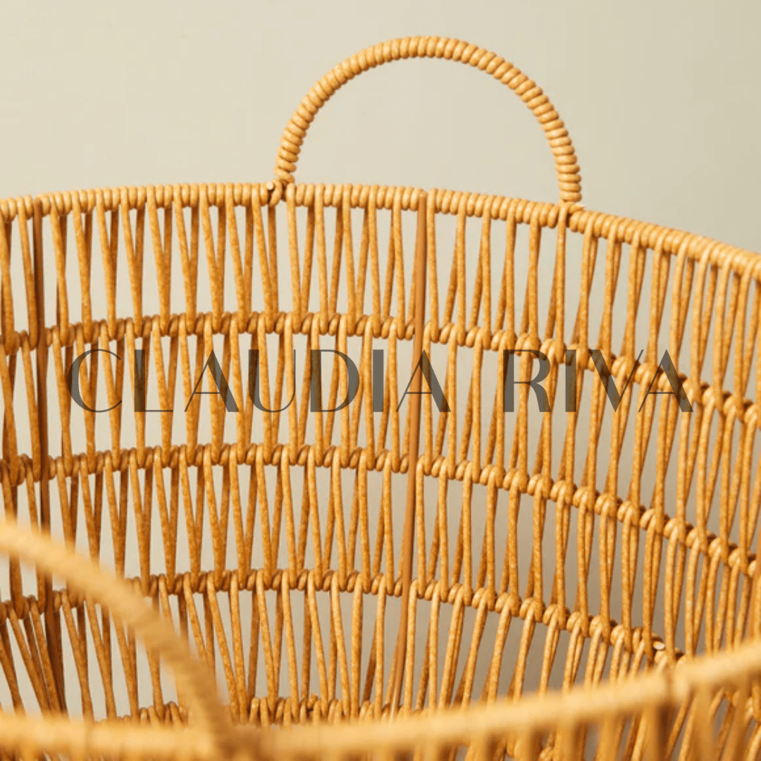 Cesta redonda tipo Ratán Zen2