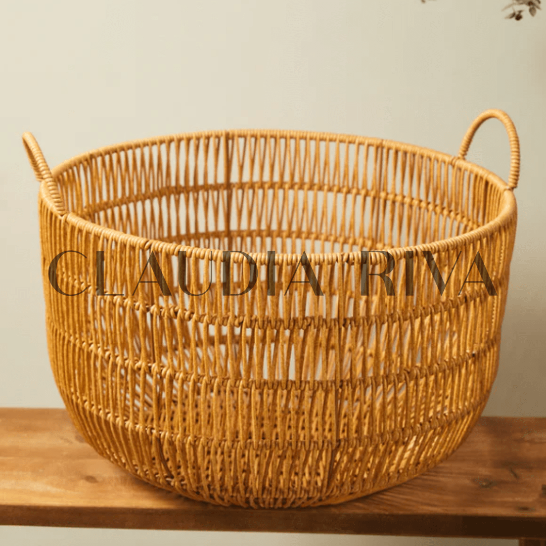 Cesta redonda tipo Ratán Zen 0