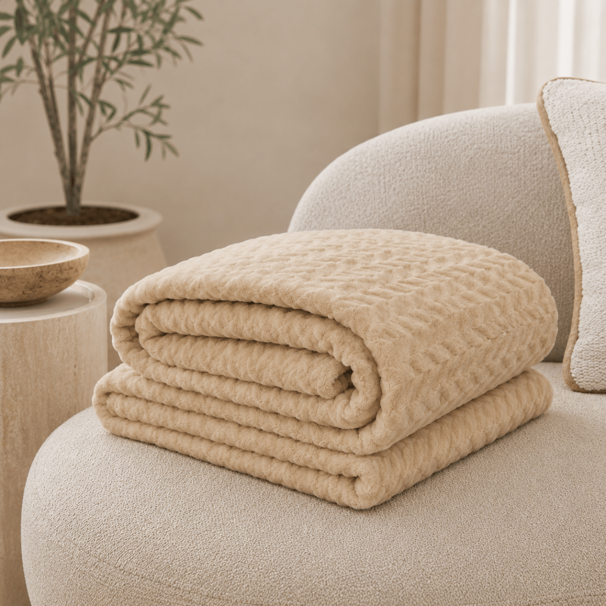 Manta Fleece Beige4