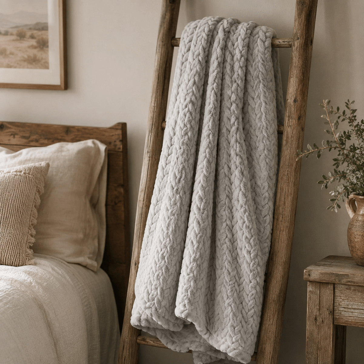 Manta Fleece Gris2