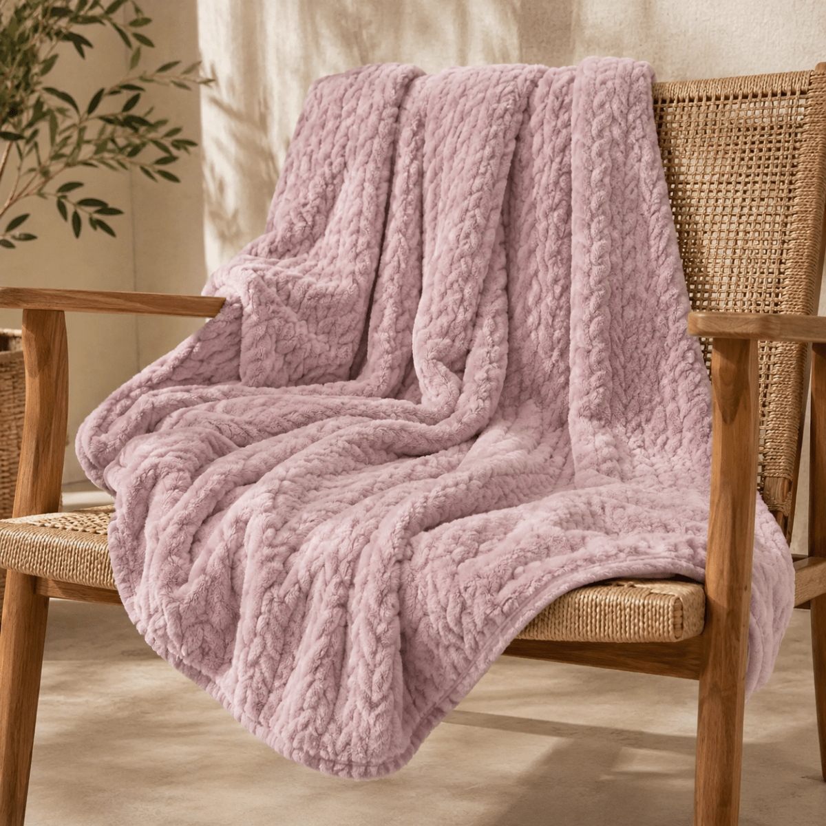 Manta Fleece Lila2