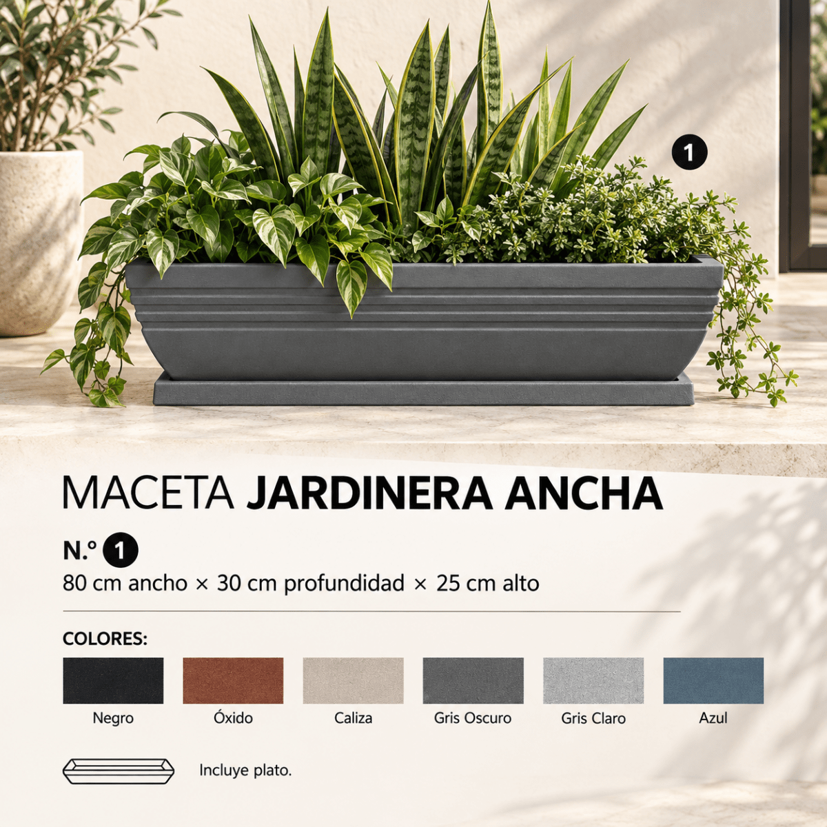 Maceta Jardinera Ancha1
