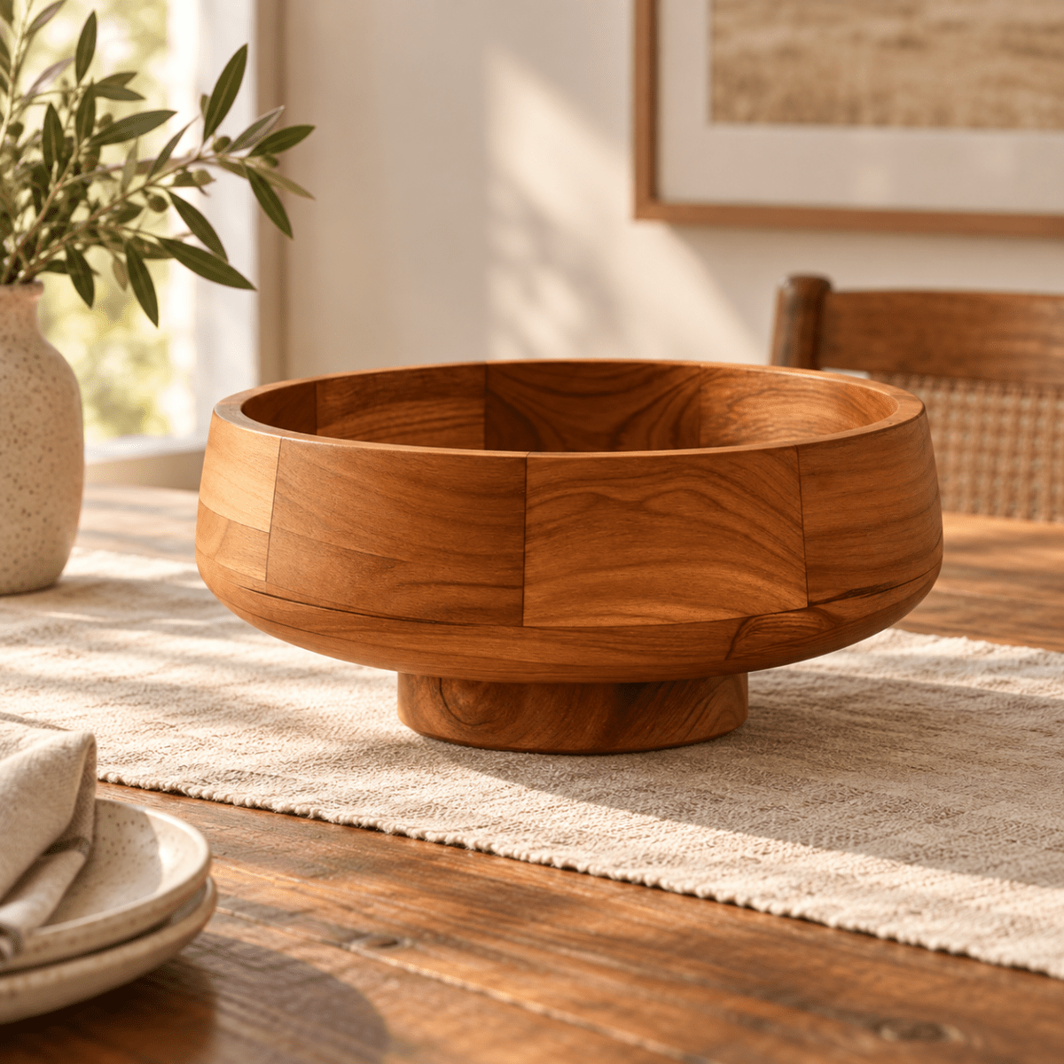 Bowl Acacia con base2