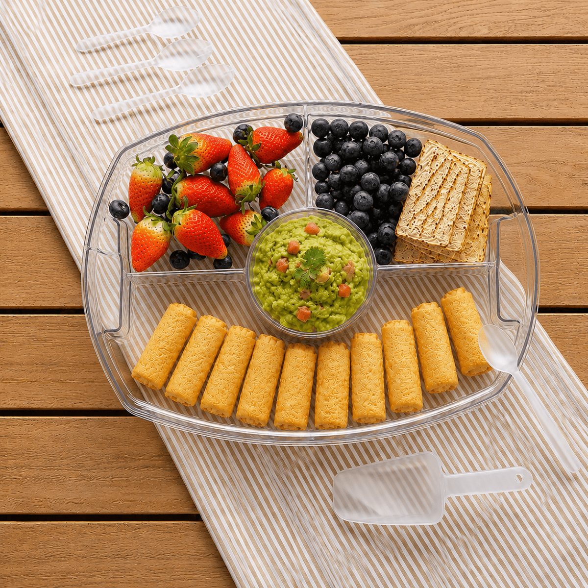 Plato de Piqueo transparente1