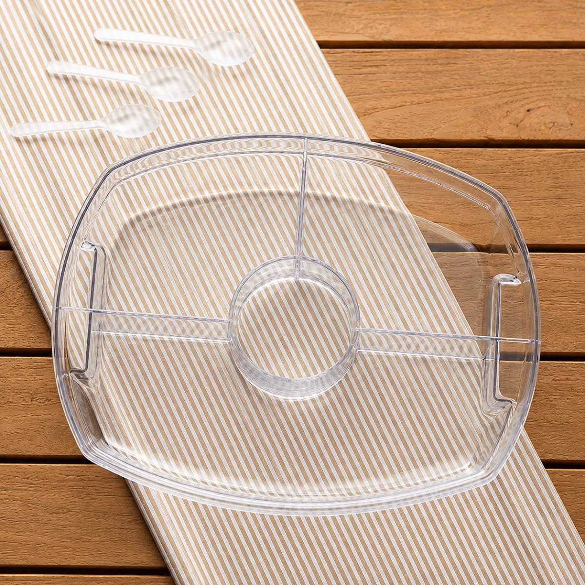 Plato de Piqueo transparente3