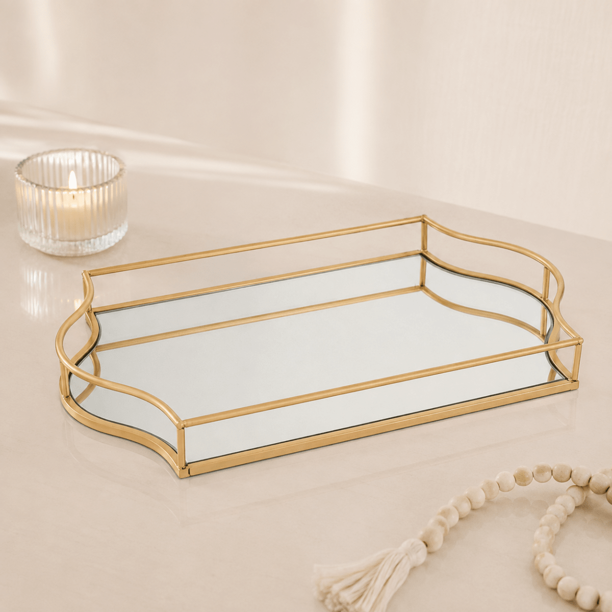 Bandeja de Espejo Gold1