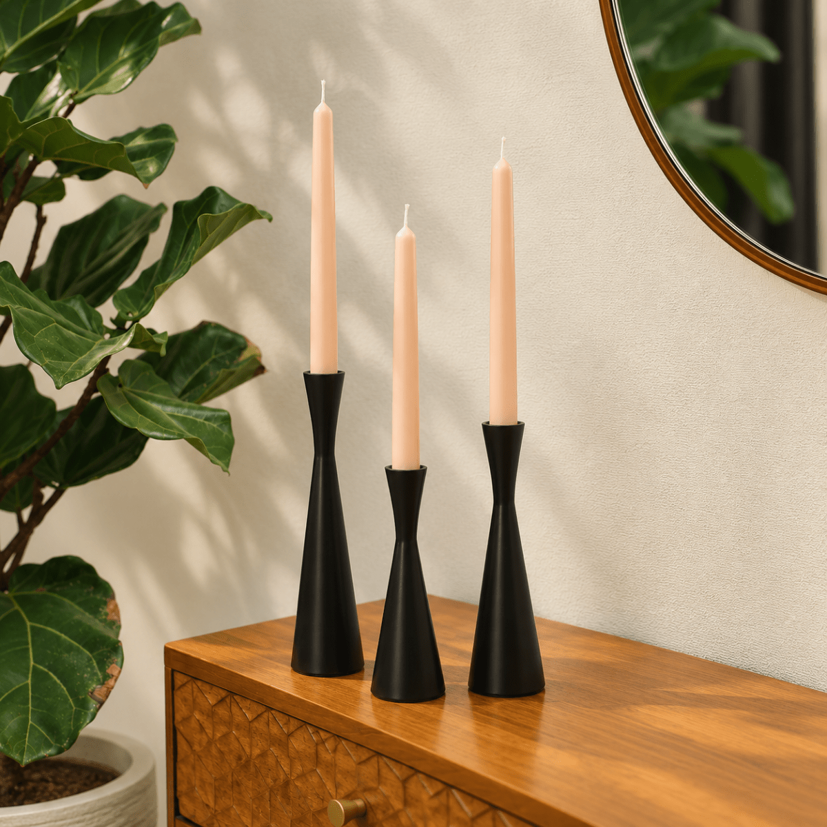 Set Candelabros Mate3