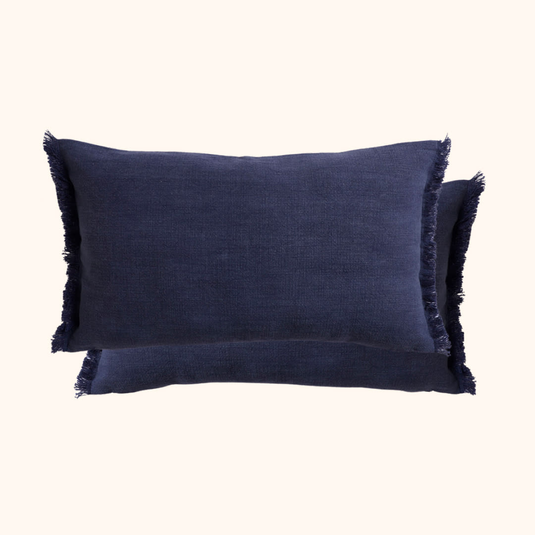 Funda de Cojín Cleo Azul Rectangular1