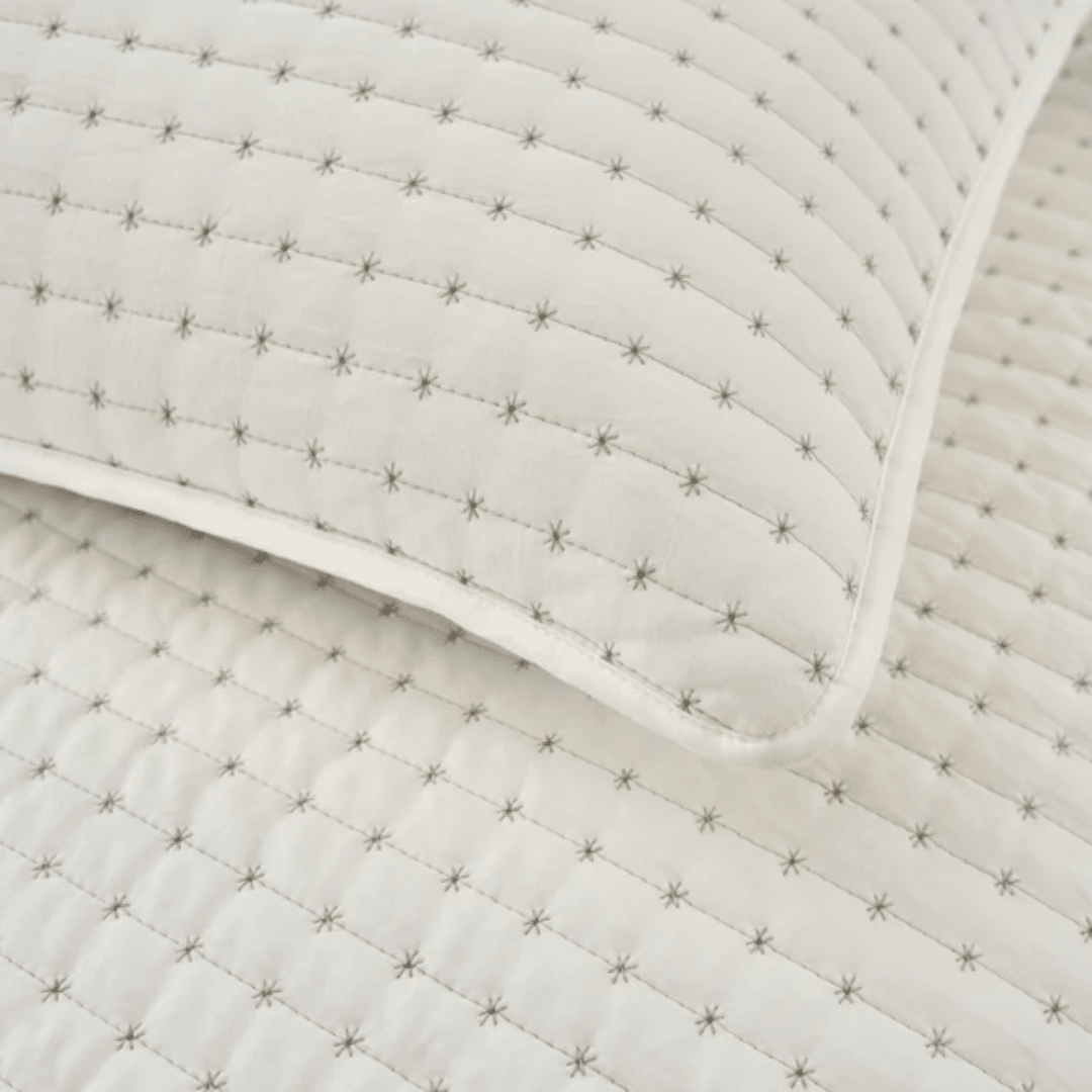 Cubrecama Sahara OffWhite Gris1