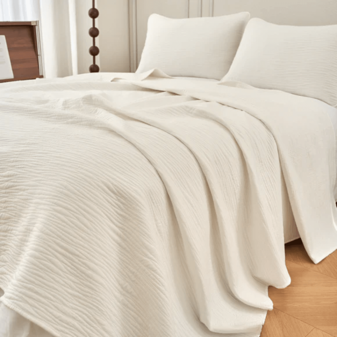 Cubrecama Oasis Blanco2