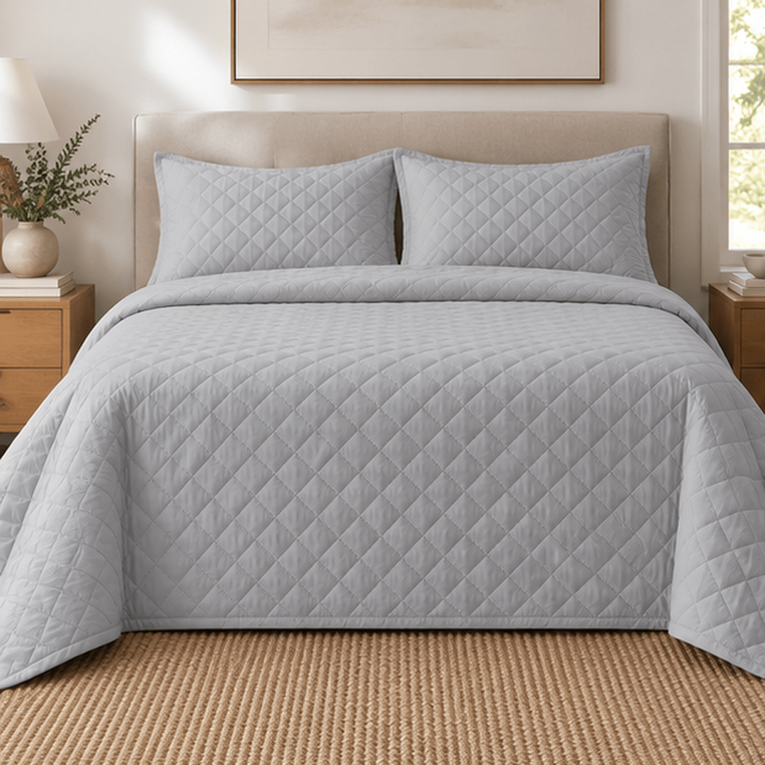 Cubrecama Mila Gris Plata3