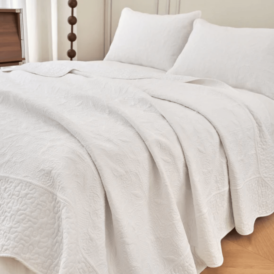 Cubrecama Jazmin Blanco3