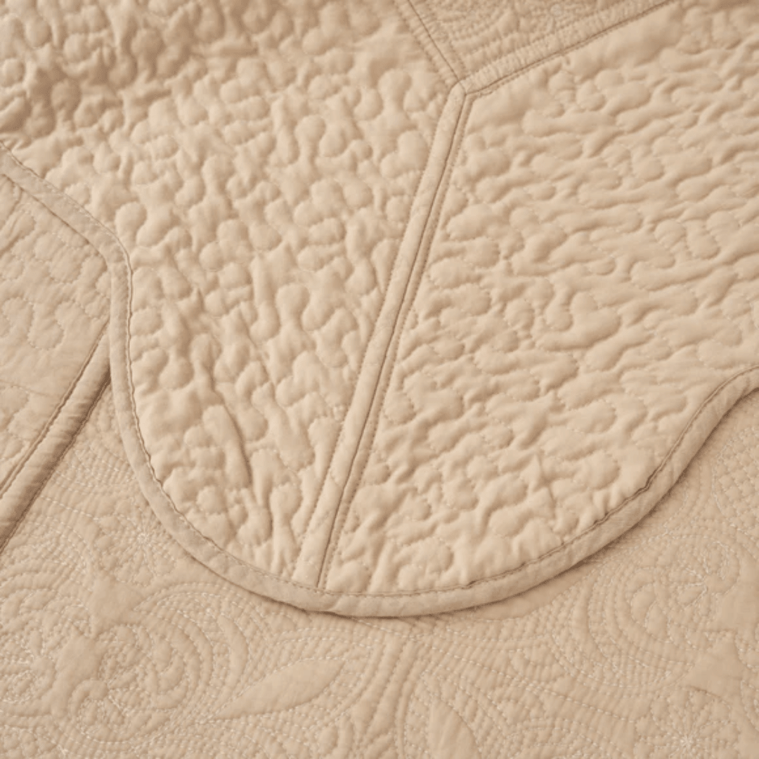 Cubrecama Jazmin Beige2