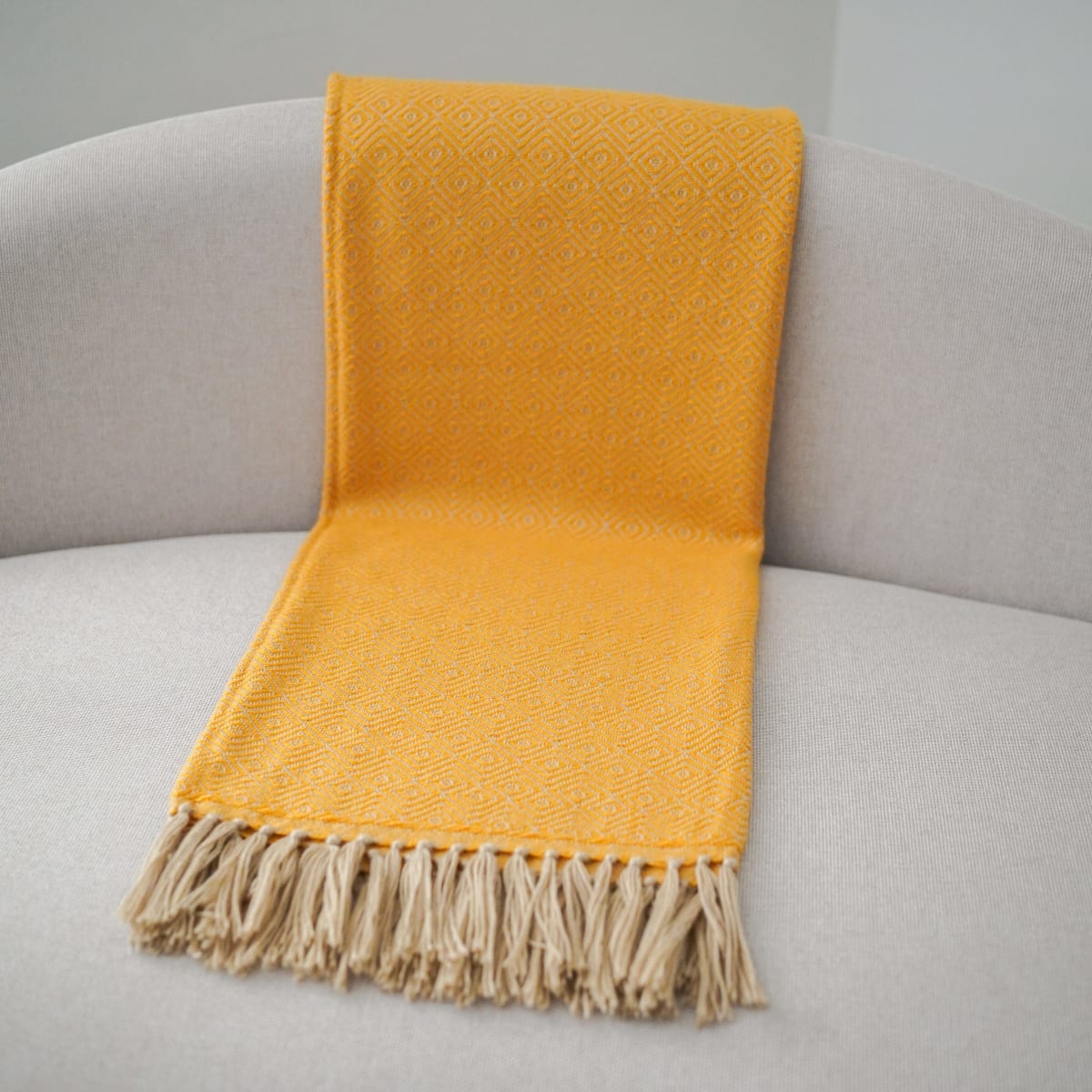 Manta Rombos Mustard1