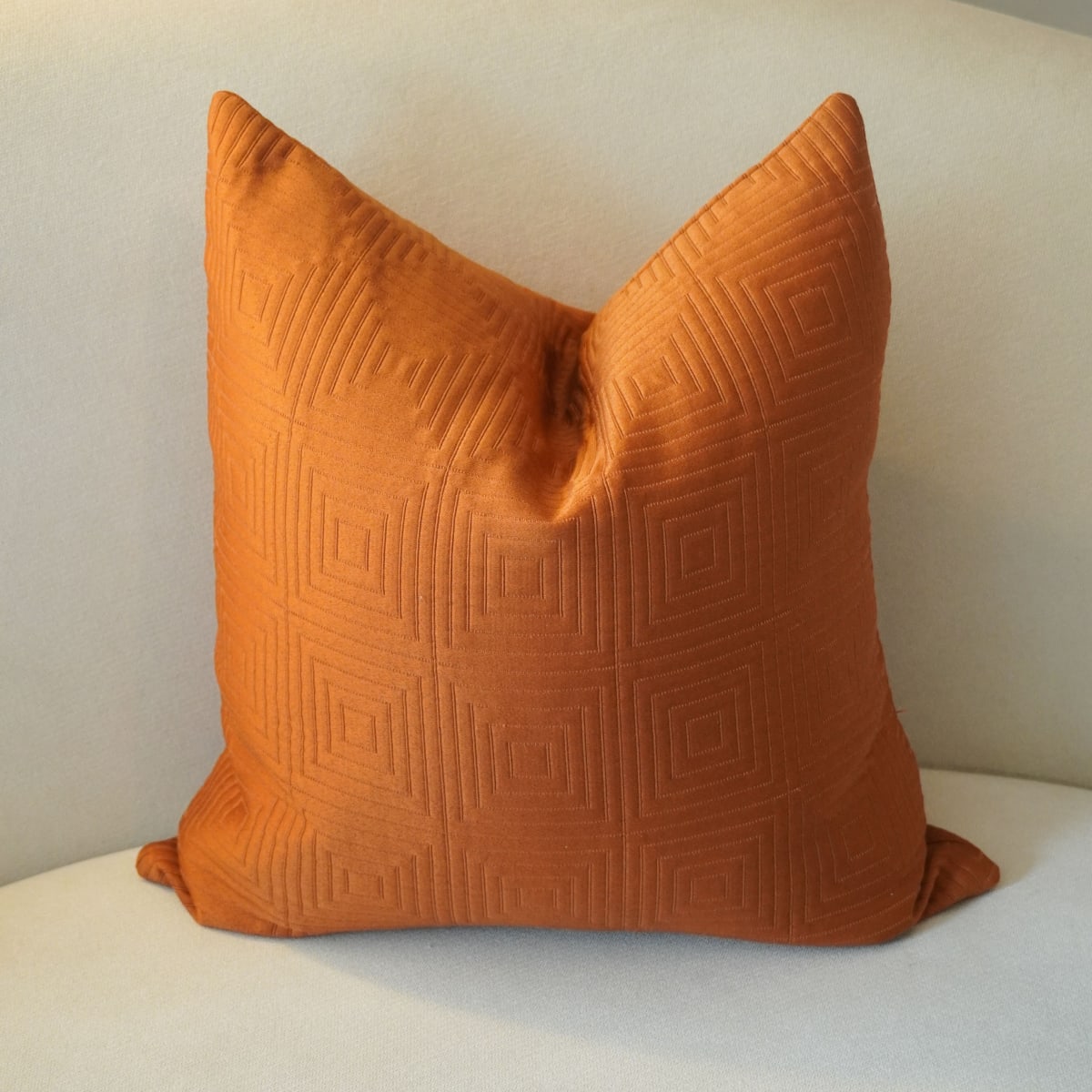 Funda de Cojín Geometric Ocre2