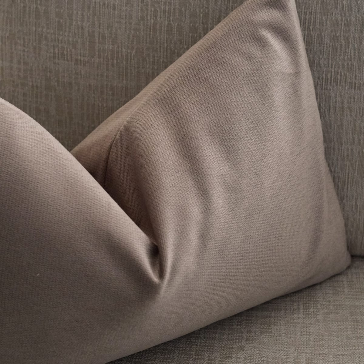 Funda de Cojín Terciopelo Topo Rectangular2