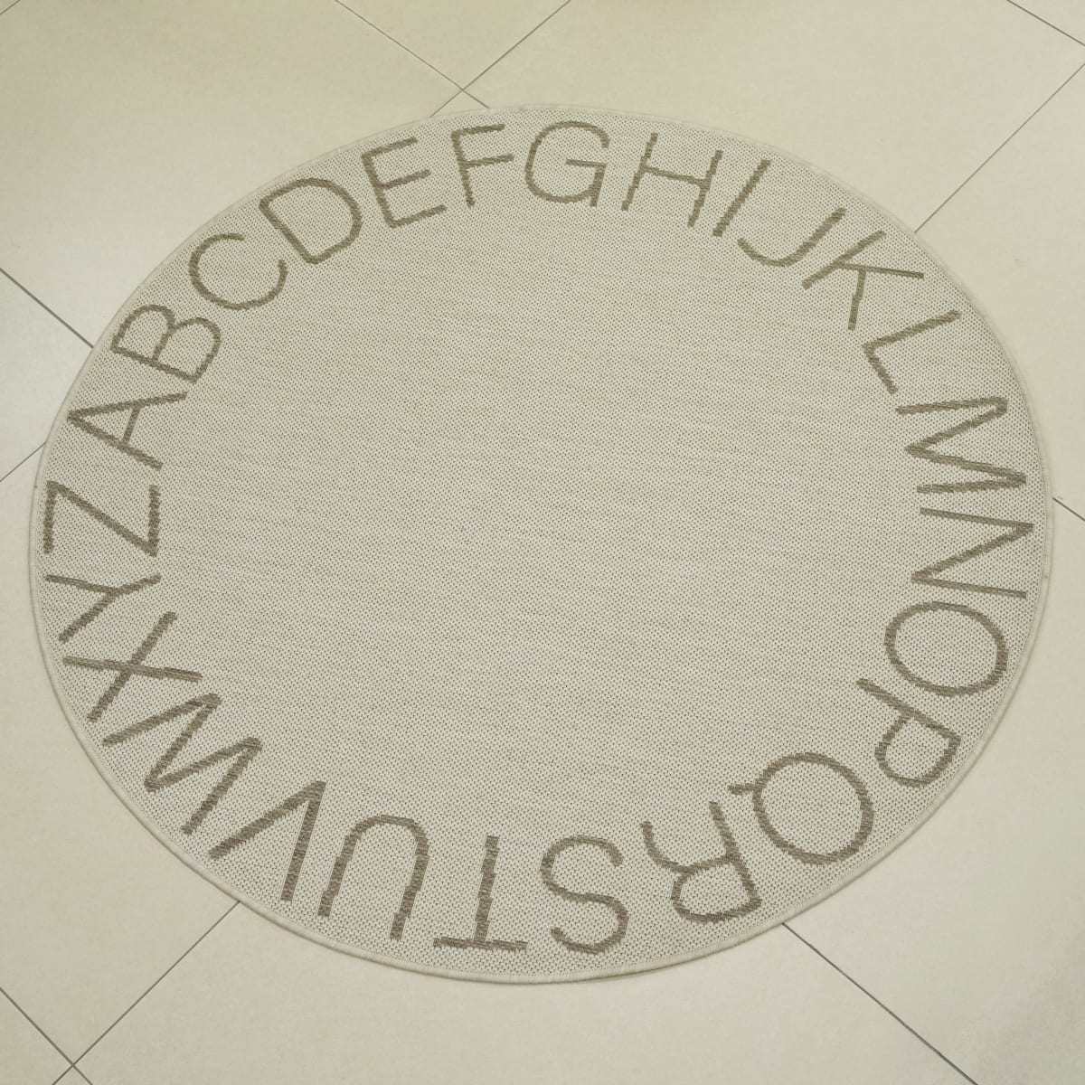 Alfombra ABC Marrón1