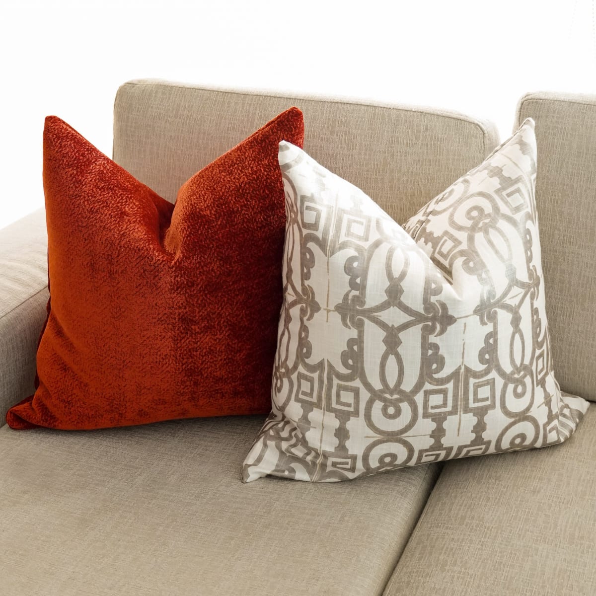 Funda de Cojín Jacqard Indú3