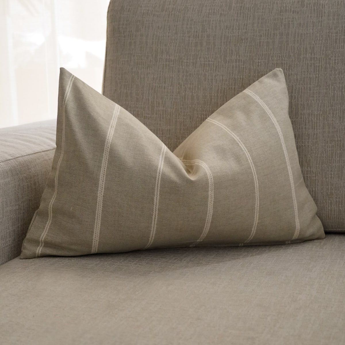 Funda de Cojín Nature Grey Rectangular1