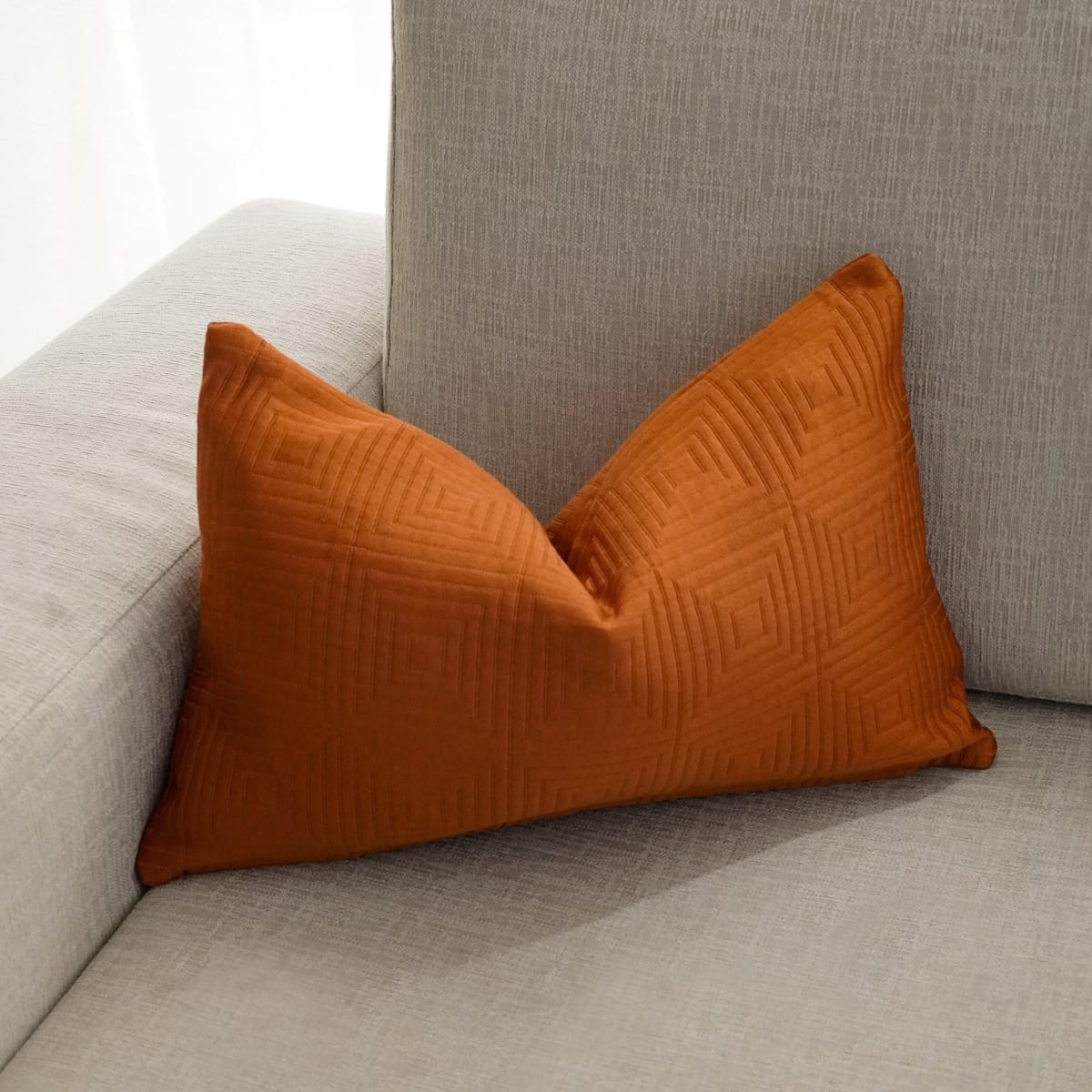 Funda de Cojín Geometric Ocre Rectangular8