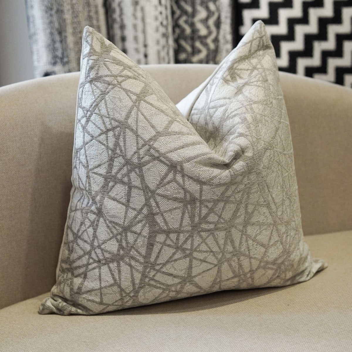 Funda de Cojín Silver Glow1