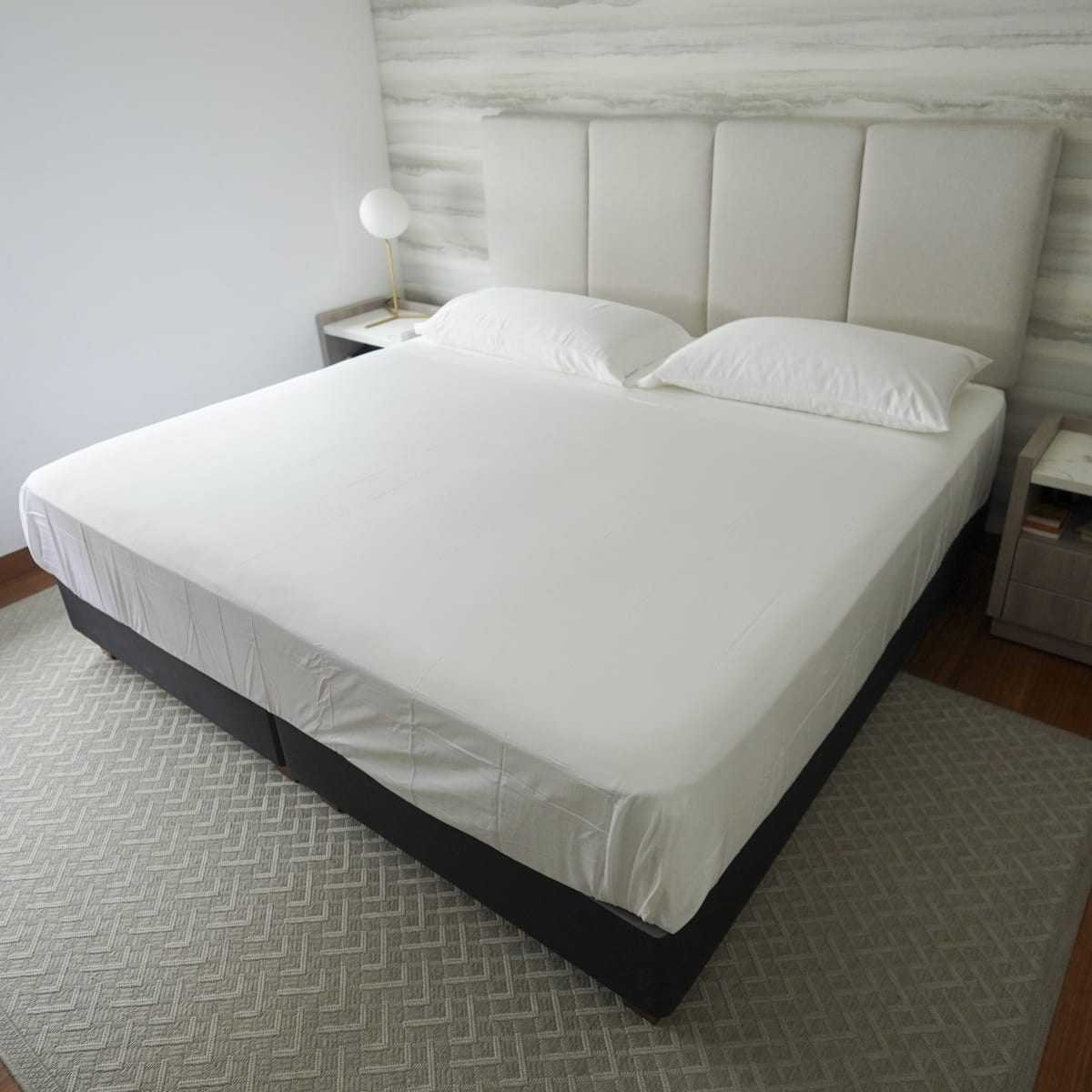 Sábana Bambú Blanco 230 Hilos3