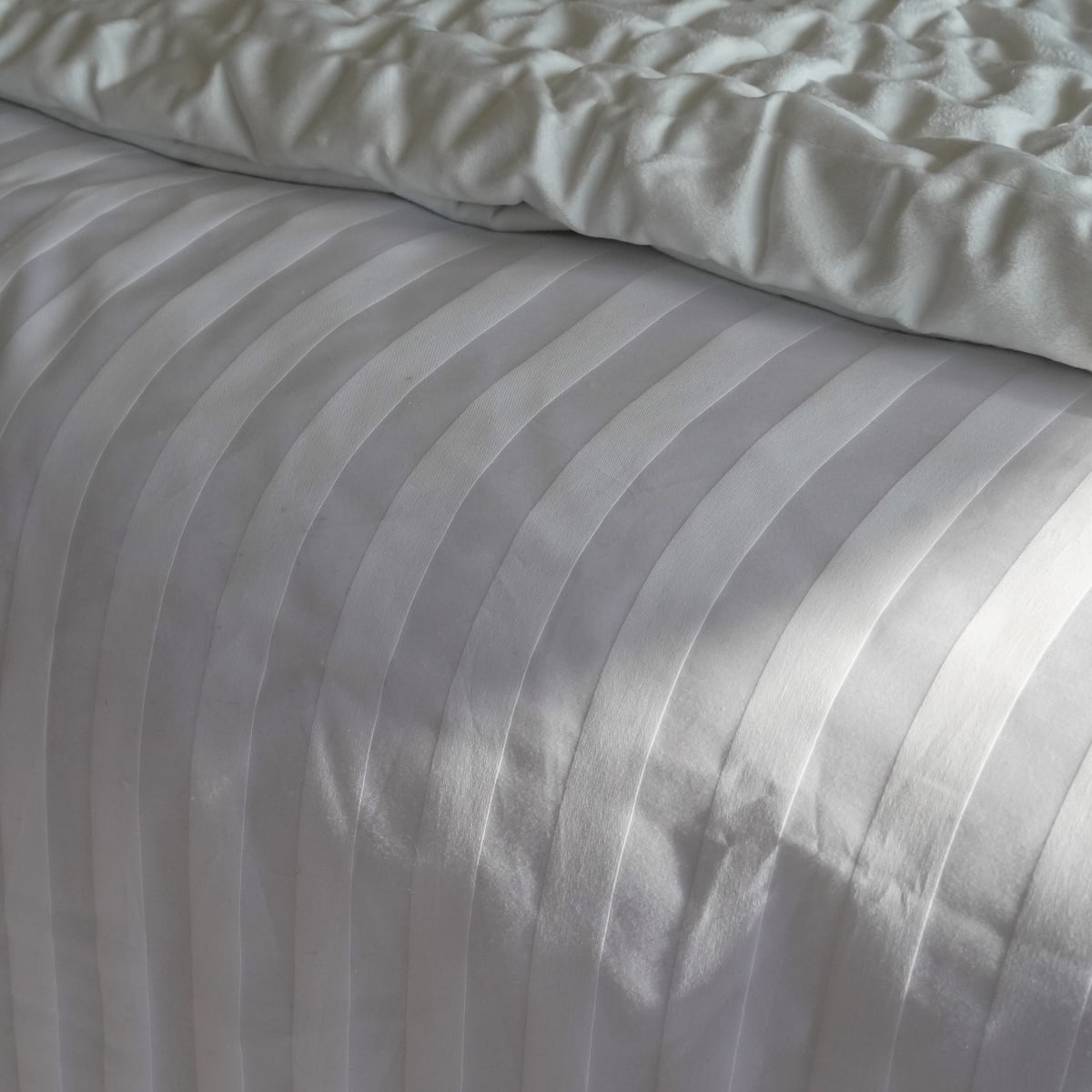 Funda Edredón Stripe 500 Hilos Blanco7