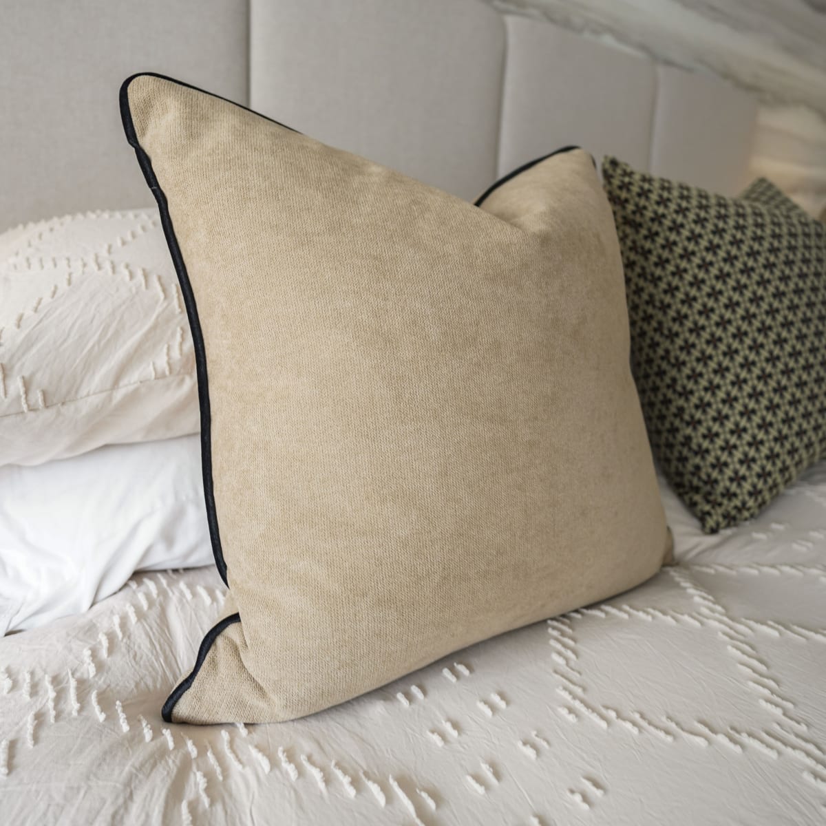 Funda de Cojín Frame Beige2