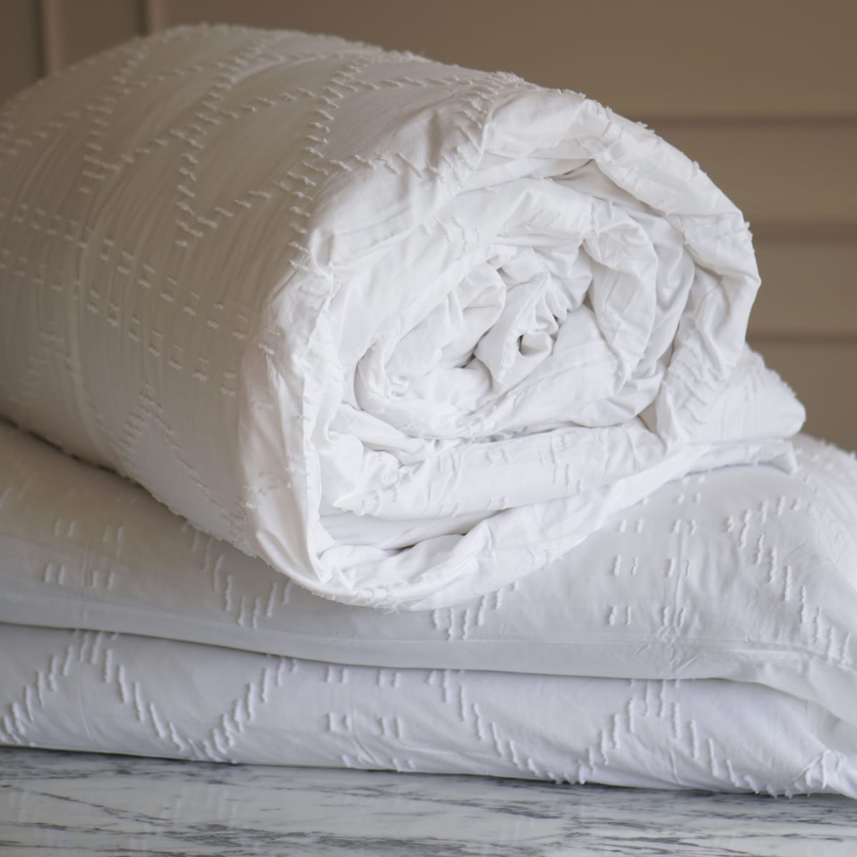 Funda Edredón Rombos Blanco5