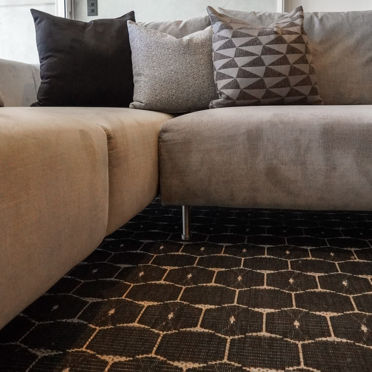 Alofmbra Hexagonal Negra 3304