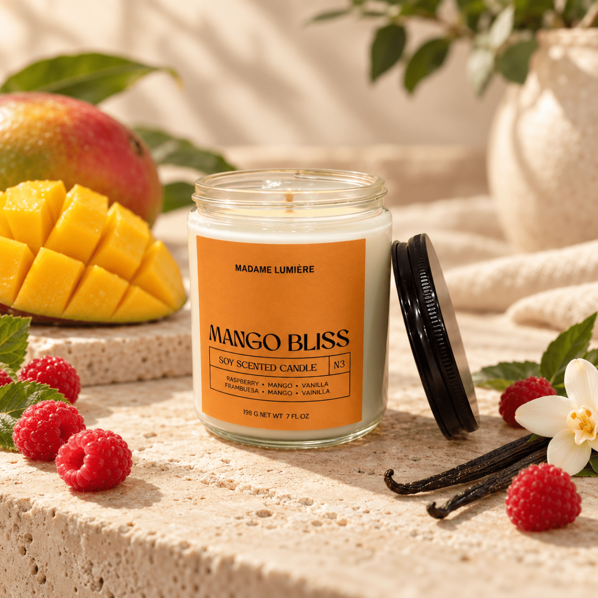Vela Aromática Mango Bliss3