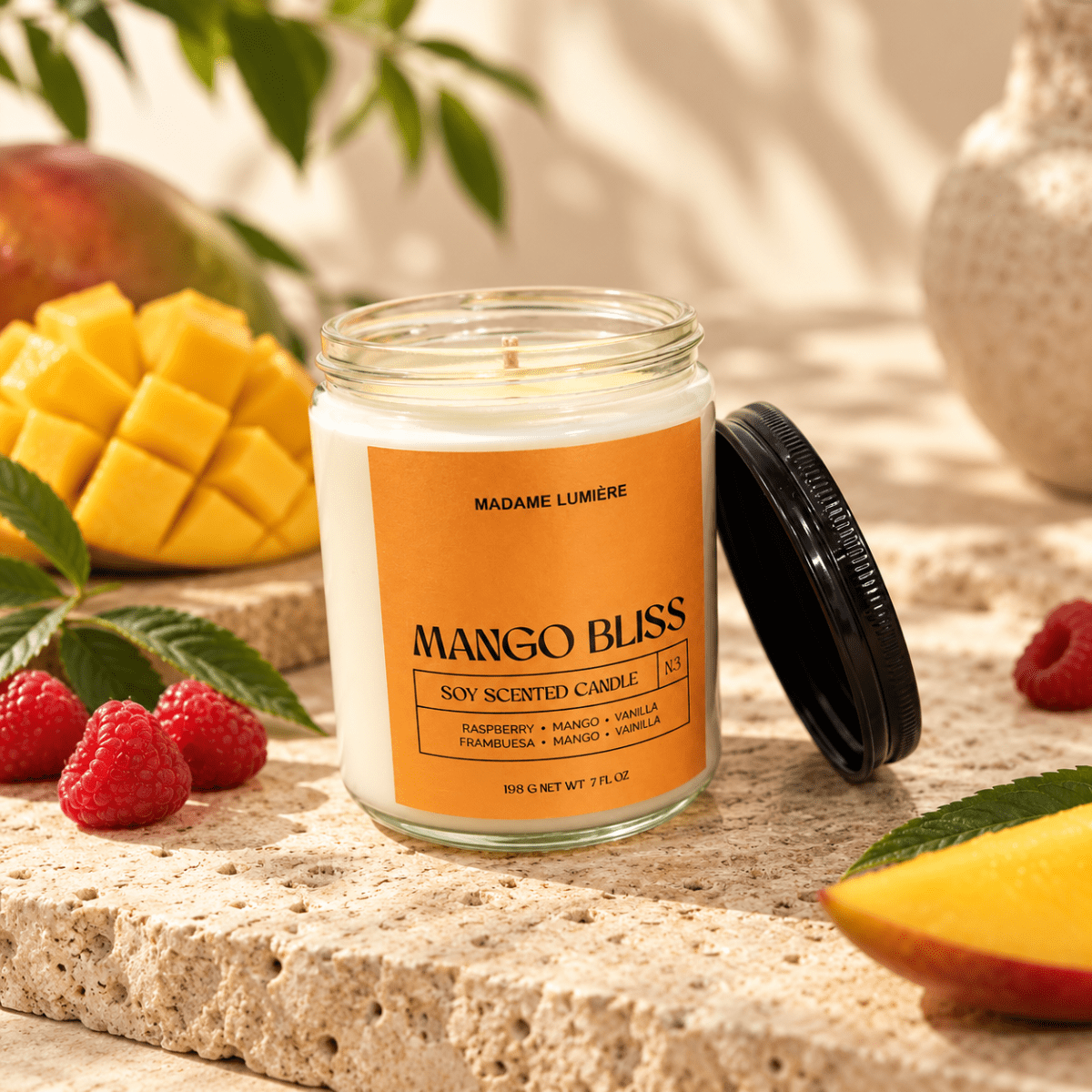 Vela Aromática Mango Bliss4