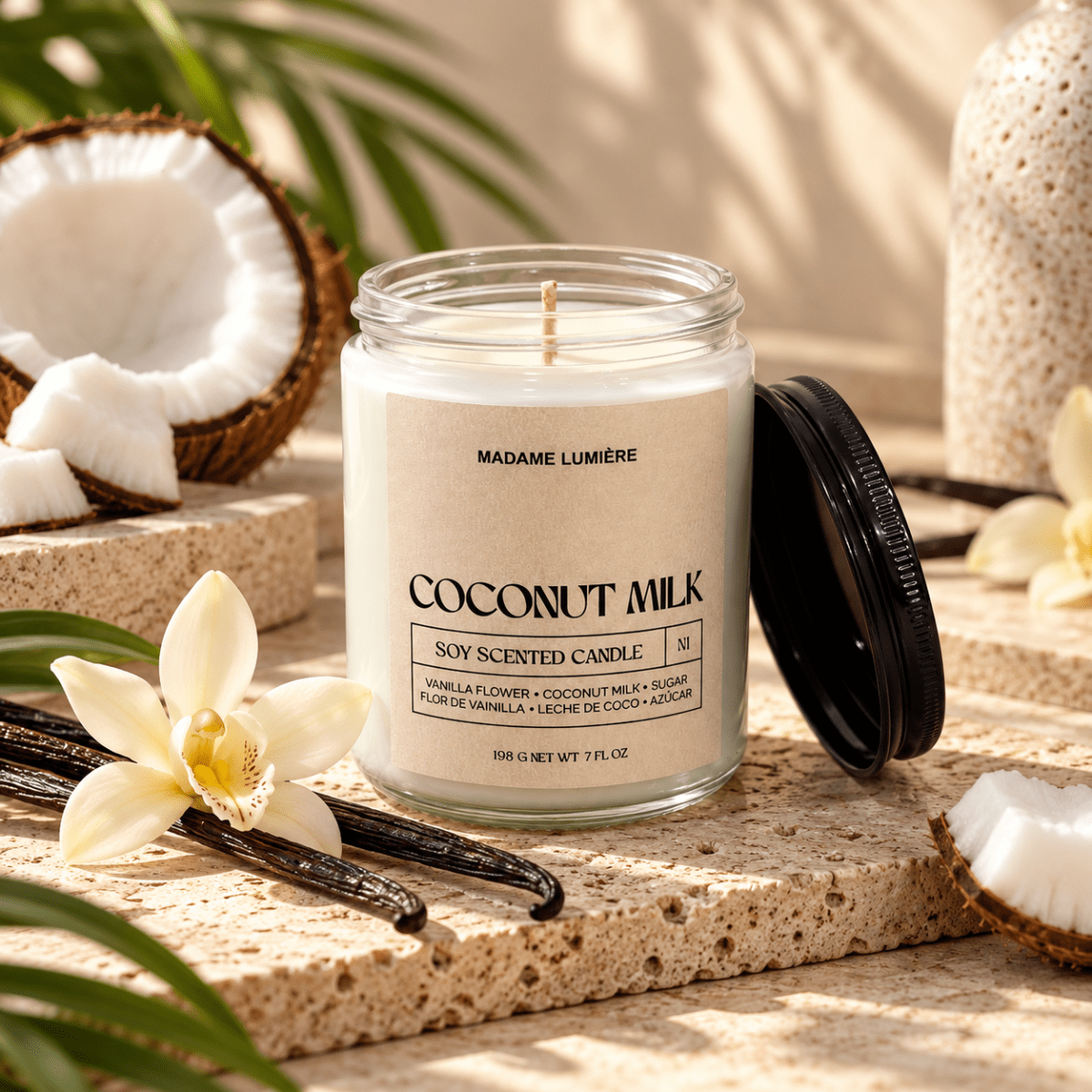 Vela Aromática Coconut Millk1
