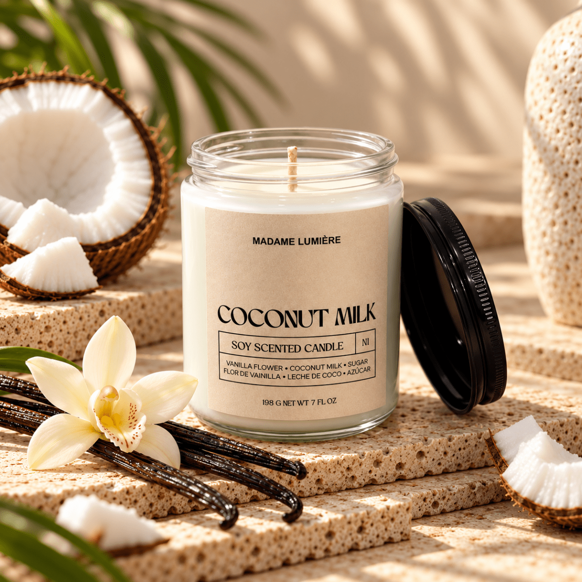 Vela Aromática Coconut Millk2