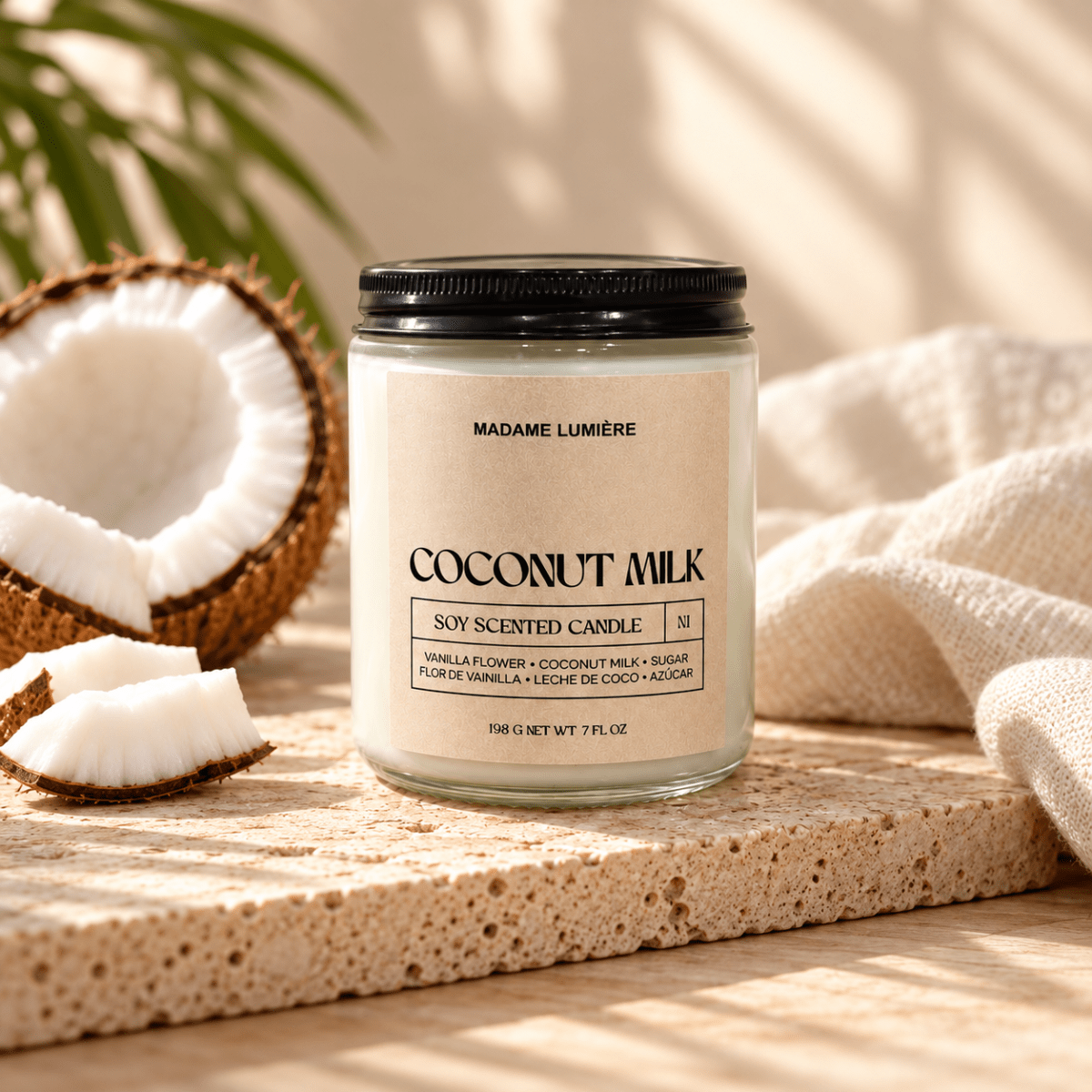 Vela Aromática Coconut Millk3