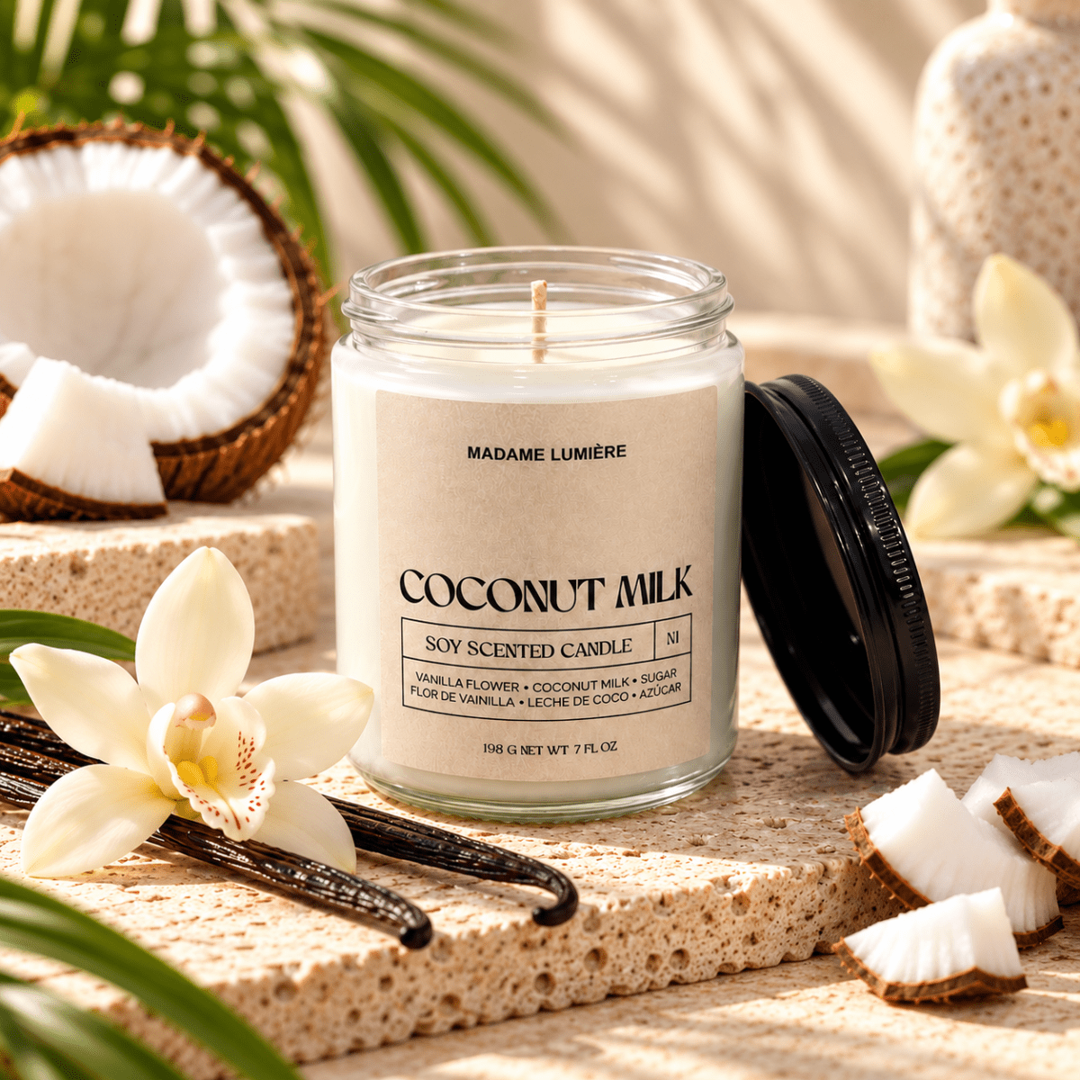 Vela Aromática Coconut Millk4