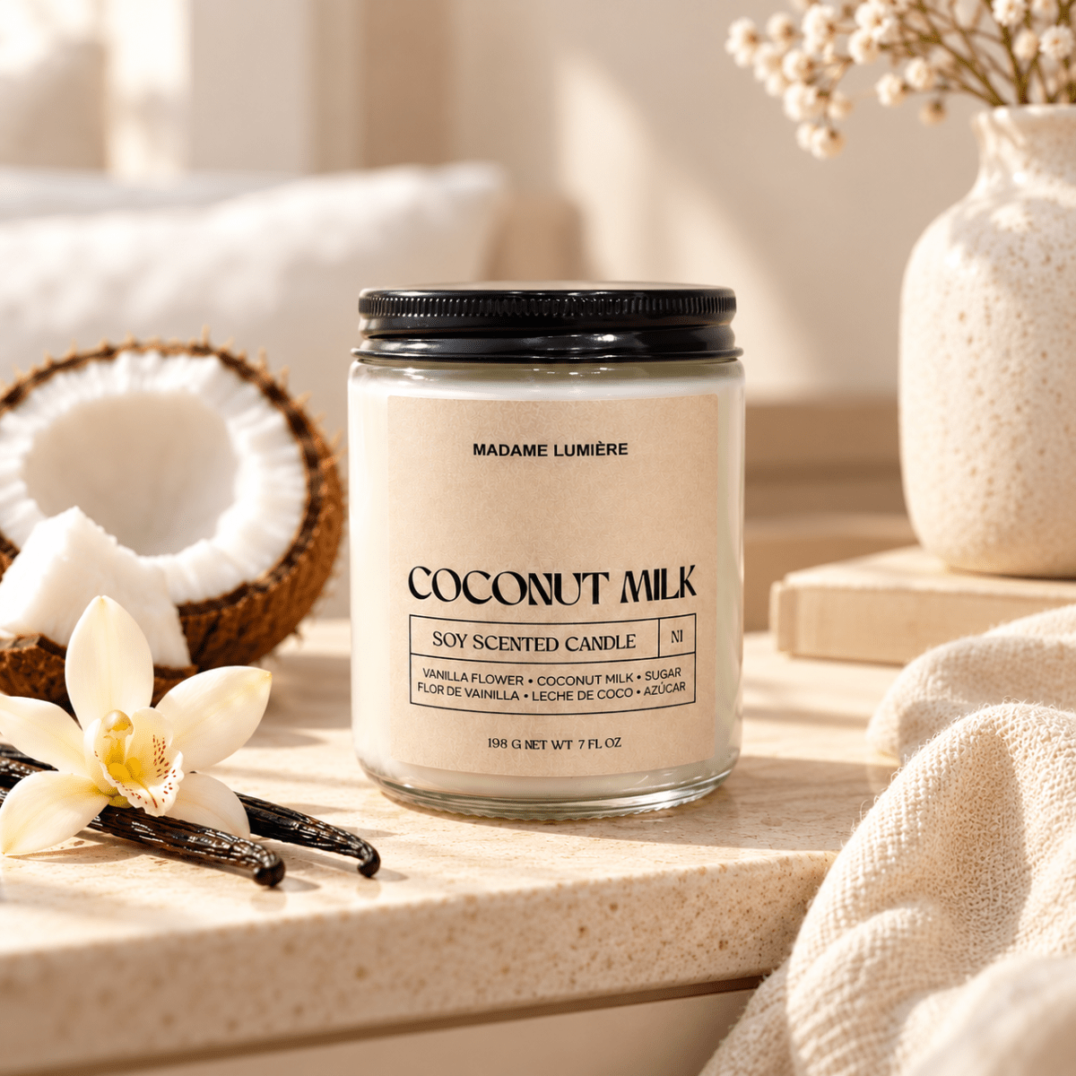 Vela Aromática Coconut Millk5