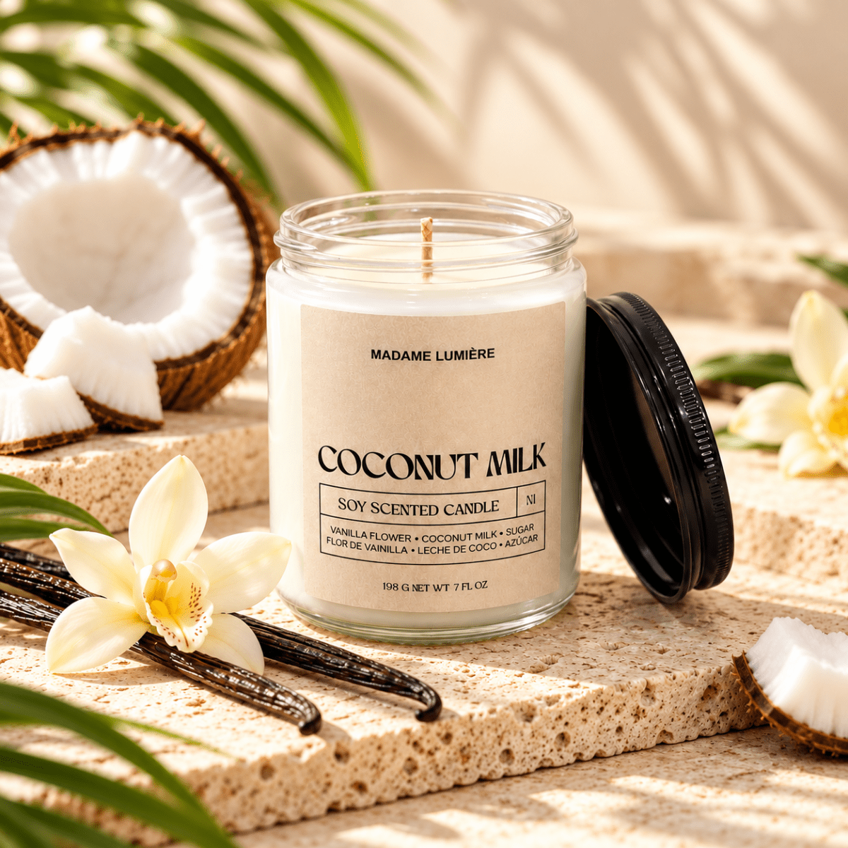Vela Aromática Coconut Millk6