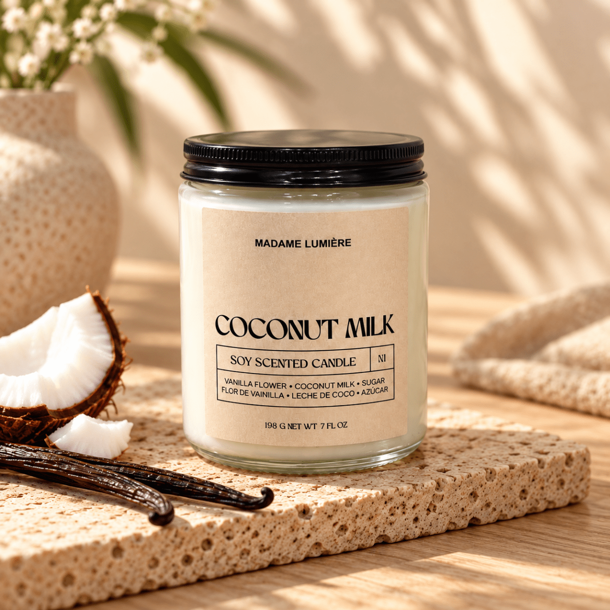 Vela Aromática Coconut Millk7