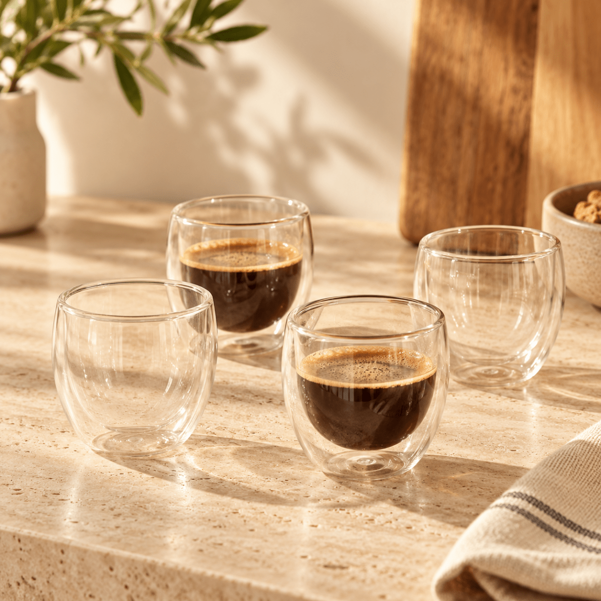 Set x4 Taza de Vidrio4