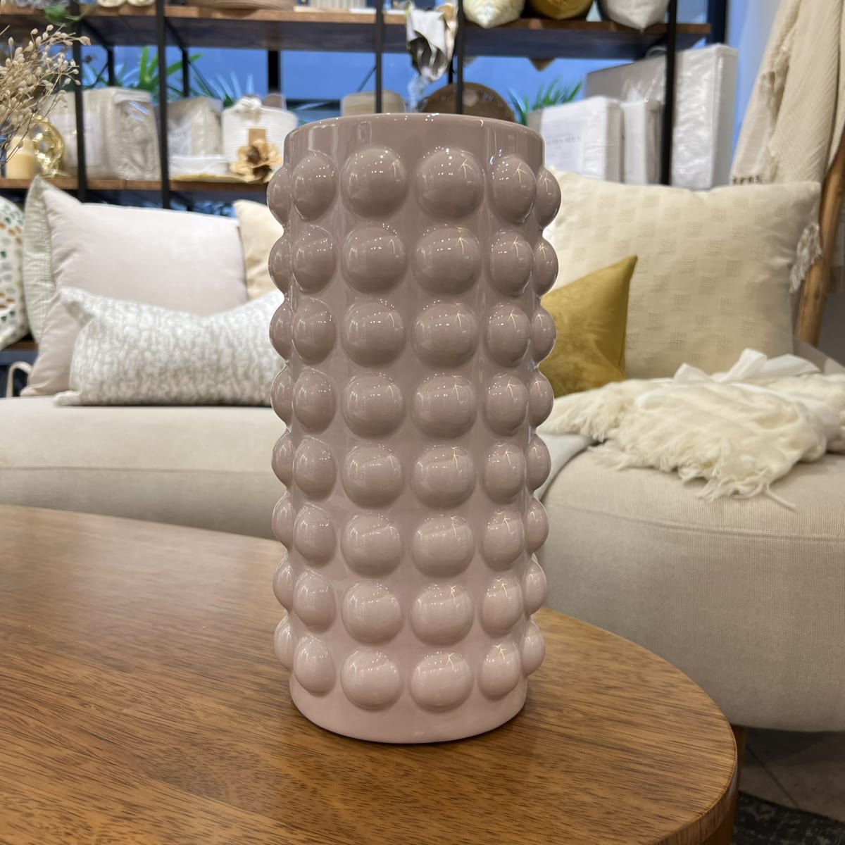 Florero Bubble Morado1