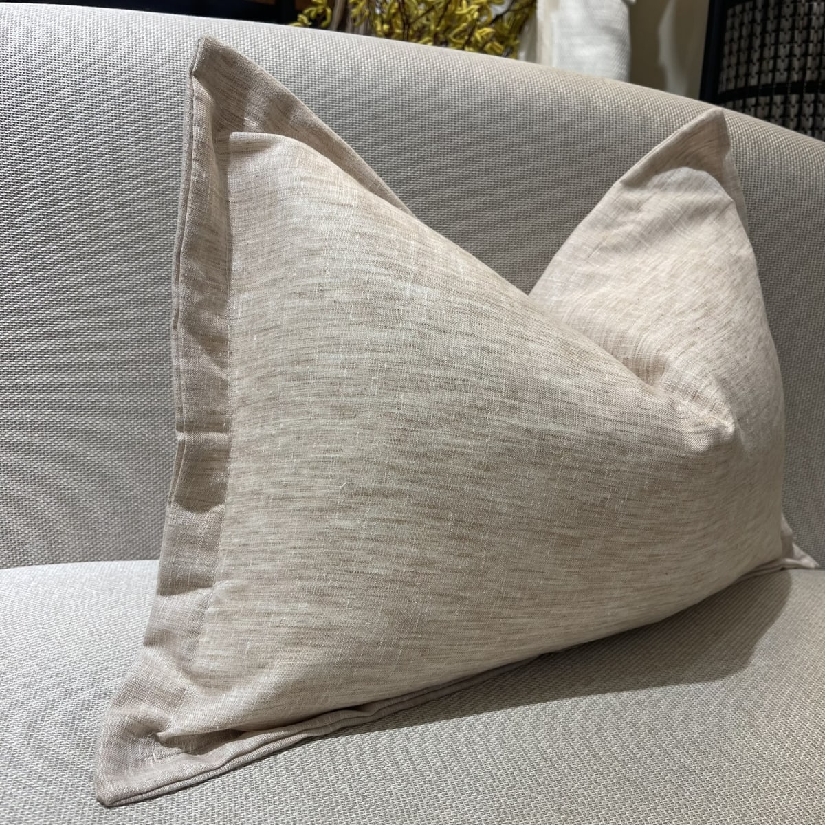 Funda de Cojín Solid Natural Rectangular3