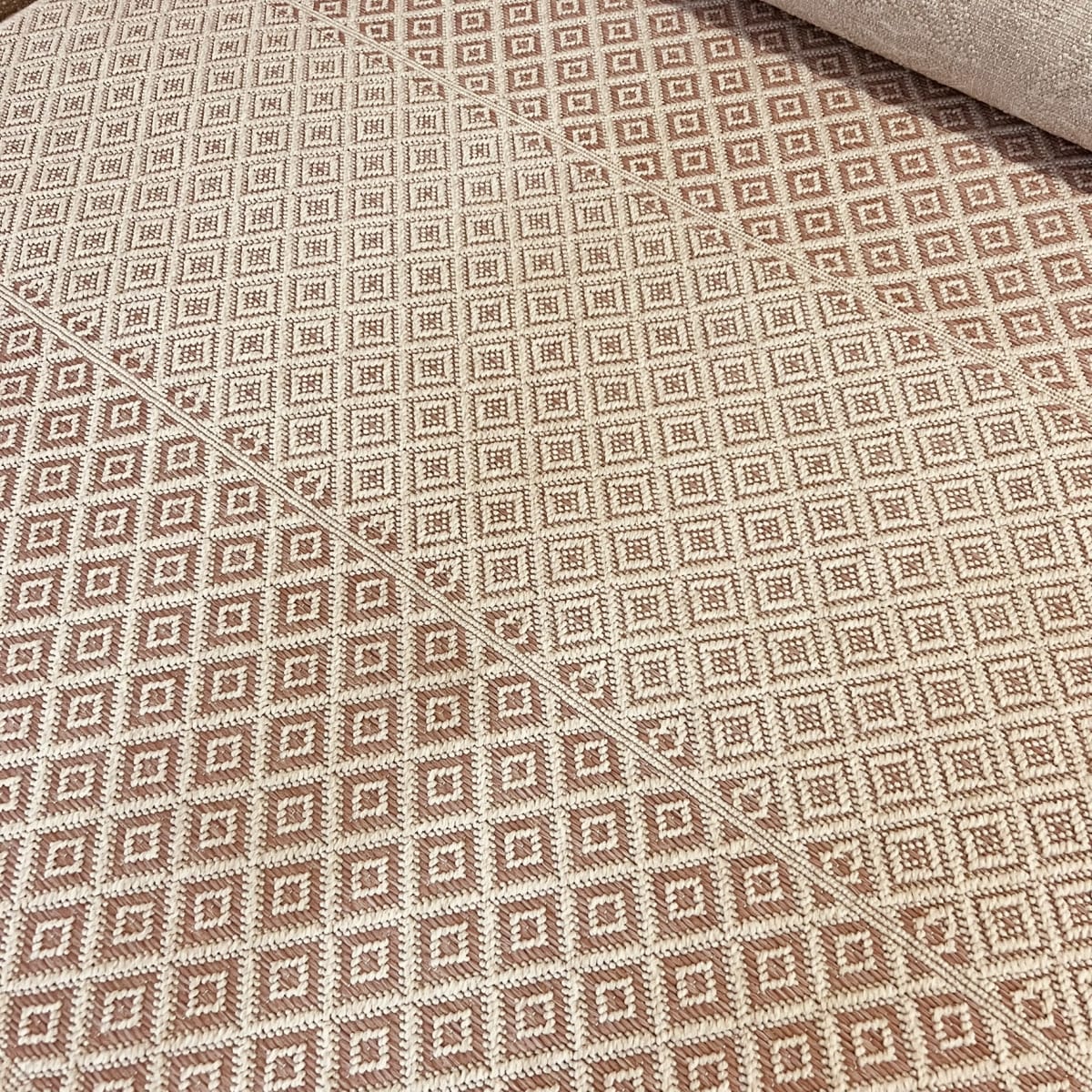 Alfombra Rombos Rosa 1902