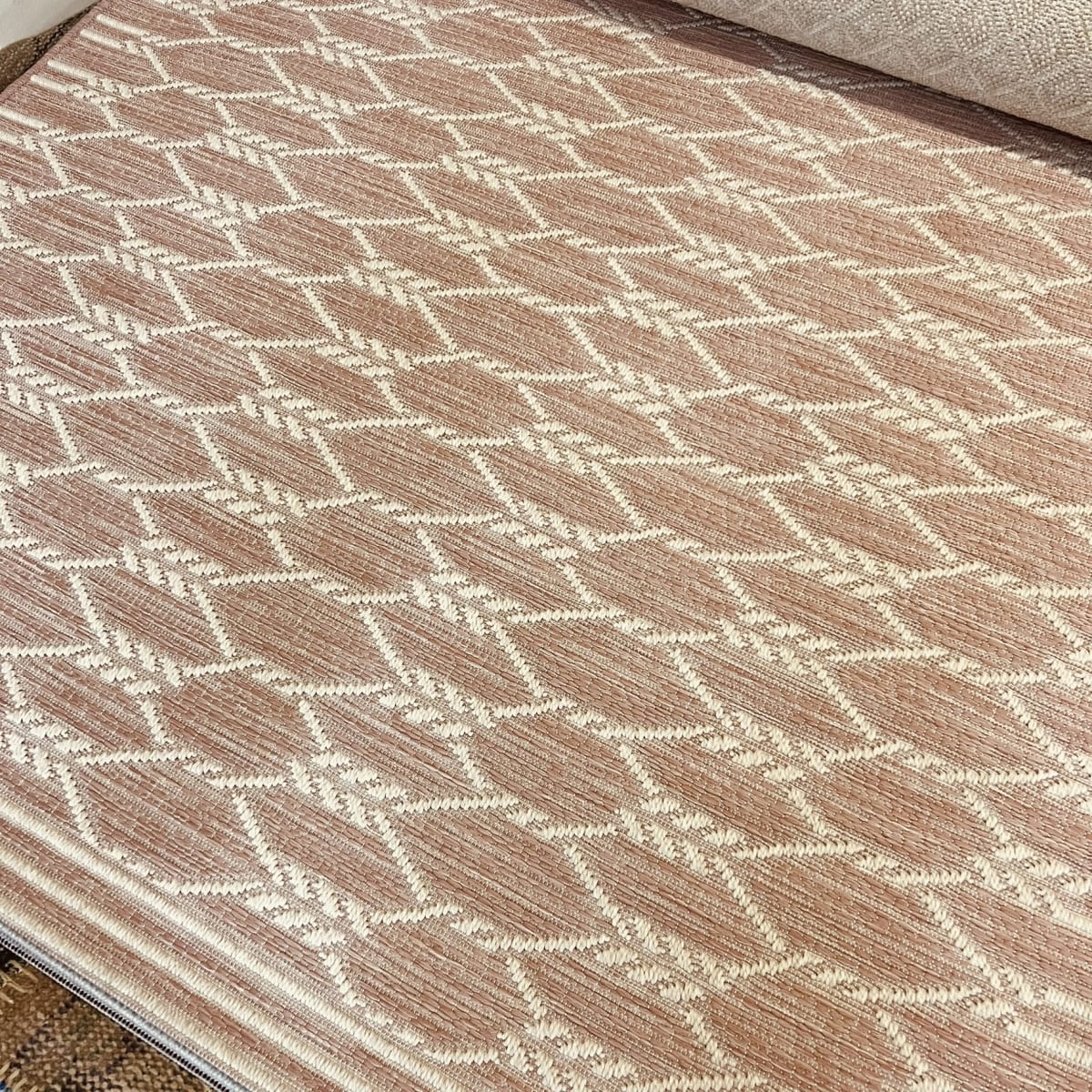 Alfombra Entrelazada Rosa 1901