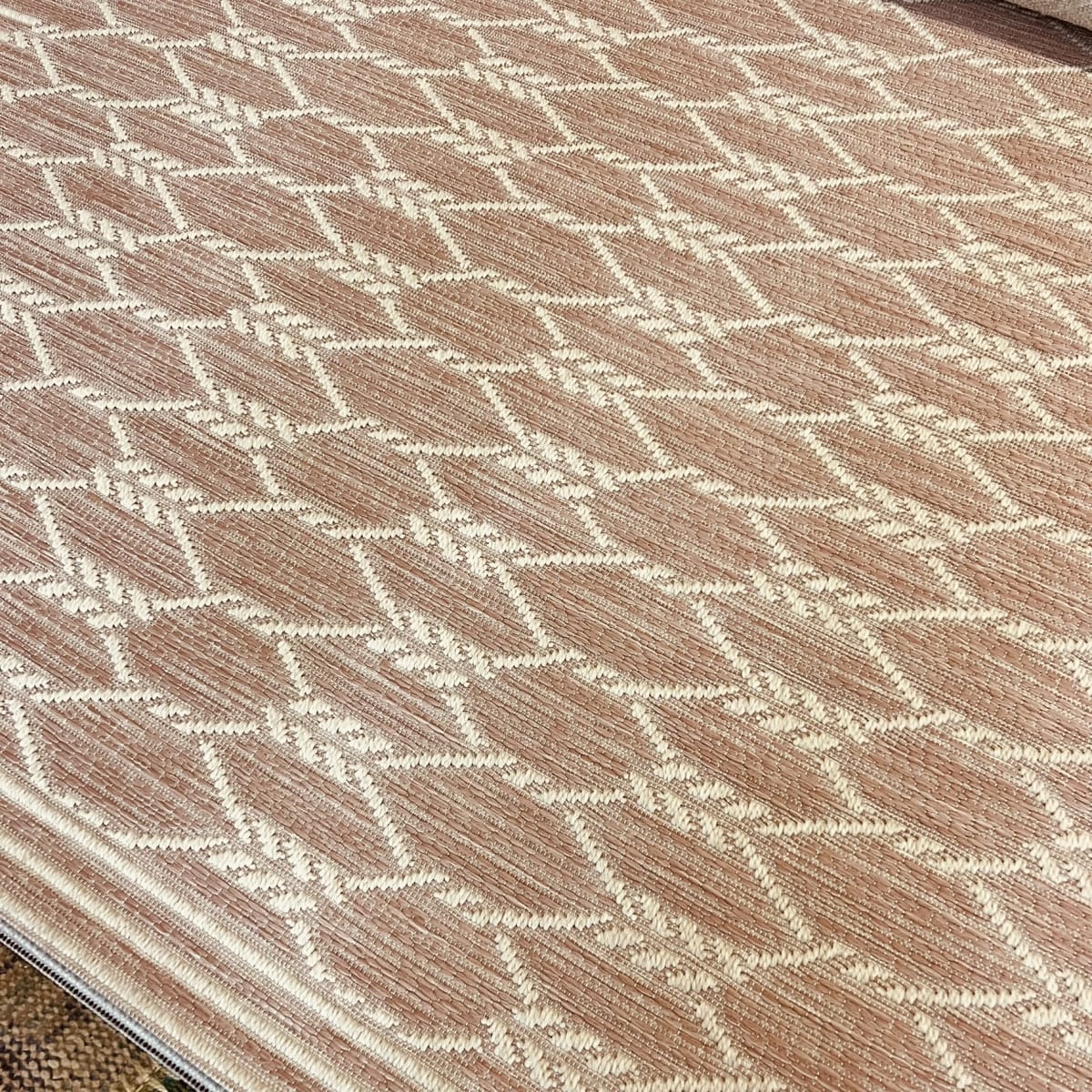 Alfombra Entrelazada Rosa 1902